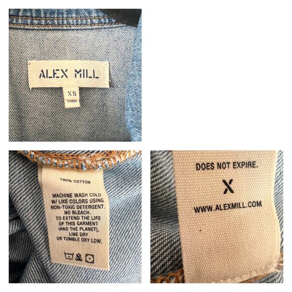 Alex Mill Adeline Denim Shirt Dress Size XS - Picture 5 of 10